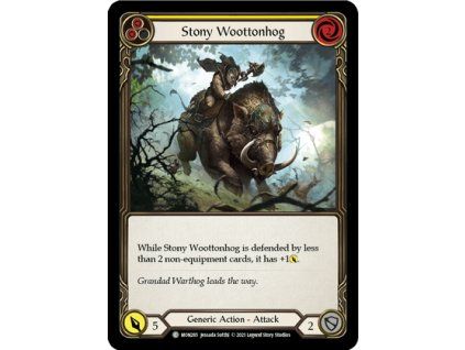 Stony Woottonhog (Yellow) (Regular)