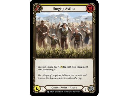 Surging Militia (Yellow) (Regular)
