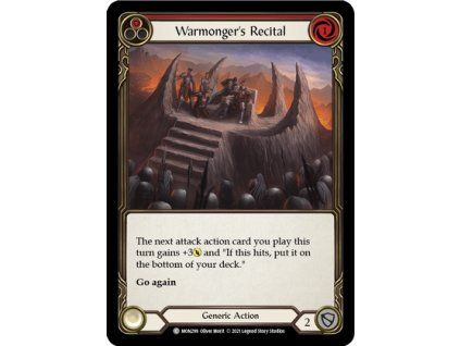 Warmonger's Recital (Red) (Regular)