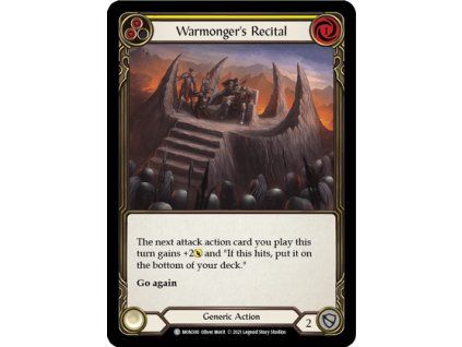 Warmonger's Recital (Yellow) (Regular)