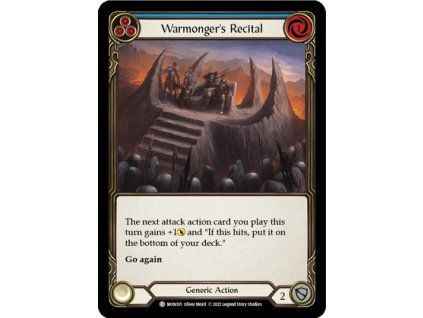 Warmonger's Recital (Blue) (Regular)