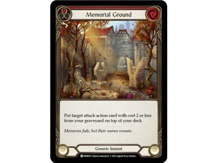 Memorial Ground (Red) (Rainbow Foil)