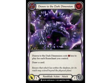 Drawn to the Dark Dimension (Blue) (Rainbow Foil)