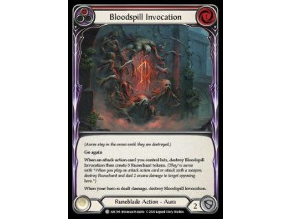 Bloodspill Invocation (Red) (Rainbow Foil)