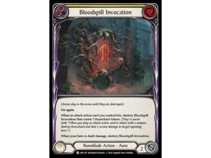 Bloodspill Invocation (Yellow) (Regular)