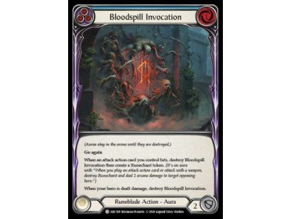 Bloodspill Invocation (Blue) (Rainbow Foil)