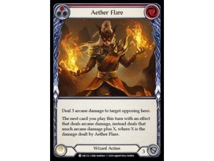 Aether Flare (Red) (Rainbow Foil)