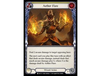 Aether Flare (Yellow) (Rainbow Foil)