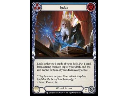Index (Blue) (Rainbow Foil)