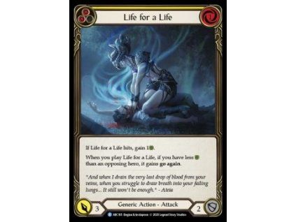 Life for a Life (Yellow) (Regular)