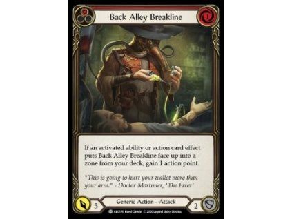 Back Alley Breakline (Red) (Regular)