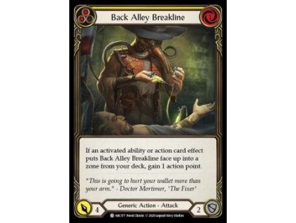 Back Alley Breakline (Yellow) (Regular)
