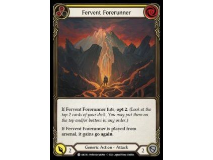 Fervent Forerunner (Yellow) (Rainbow Foil)