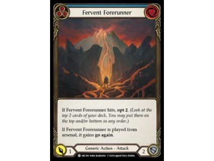 Fervent Forerunner (Blue) (Rainbow Foil)