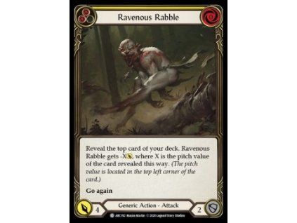 Ravenous Rabble (Yellow) (Regular)