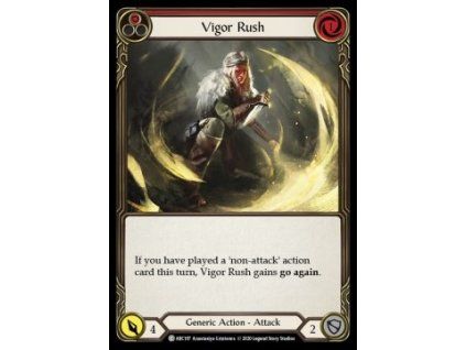 Vigor Rush (Red) (Rainbow Foil)
