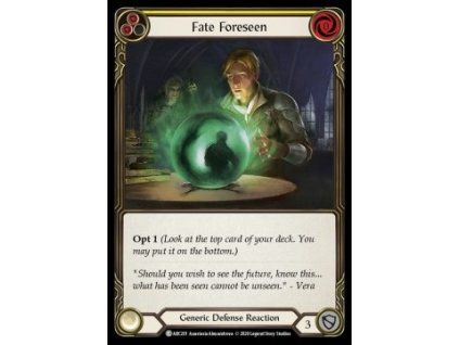 Fate Foreseen (Yellow) (Rainbow Foil)