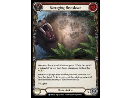 Barraging Beatdown (Red) (Regular)