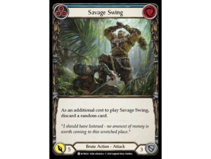 Savage Swing (Blue) (Rainbow Foil)