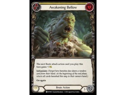 Awakening Bellow (Yellow) (Regular)