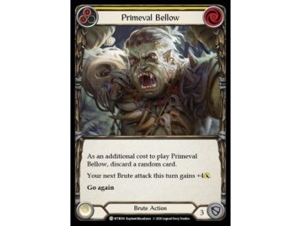 Primeval Bellow (Yellow) (Regular)