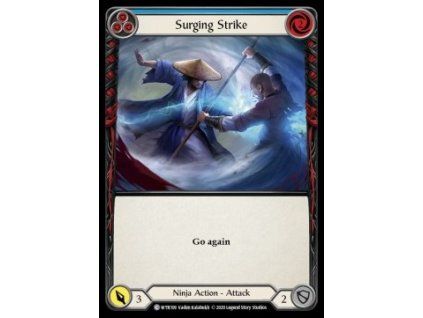 Surging Strike (Blue) (Rainbow Foil)
