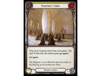 Warrior's Valor (Yellow) (Regular)