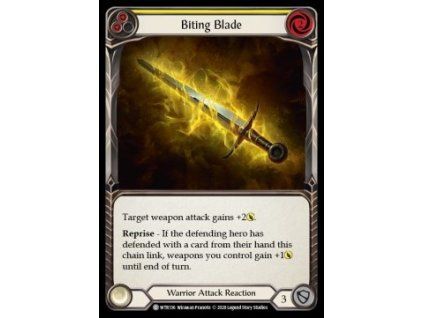 Biting Blade (Yellow) (Rainbow Foil)