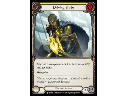 Driving Blade (Yellow) (Rainbow Foil)
