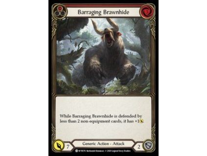 Barraging Brawnhide (Red) (Rainbow Foil)