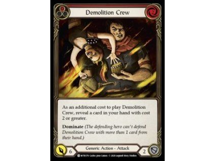 Demolition Crew (Red) (Rainbow Foil)