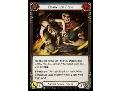 Demolition Crew (Blue) (Rainbow Foil)