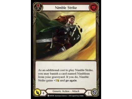 Nimble Strike (Red) (Rainbow Foil)
