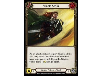 Nimble Strike (Yellow) (Rainbow Foil)