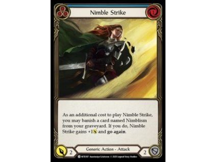 Nimble Strike (Blue) (Rainbow Foil)