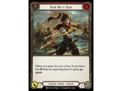 Scar for a Scar (Red) (Regular)