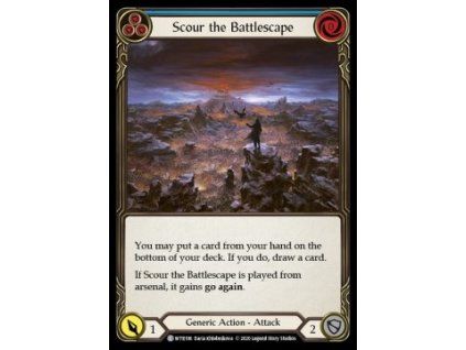 Scour the Battlescape (Blue) (Regular)