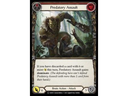 Predatory Assault (Red) (Regular)