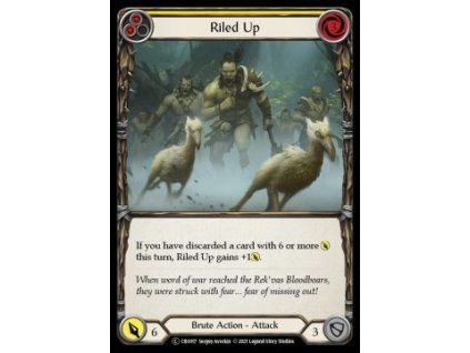 Riled Up (Yellow) (Rainbow Foil)