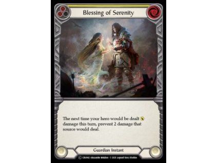 Blessing of Serenity (Yellow) (Regular)