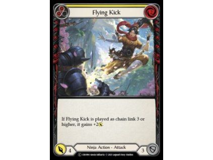 Flying Kick (Yellow) (Rainbow Foil)