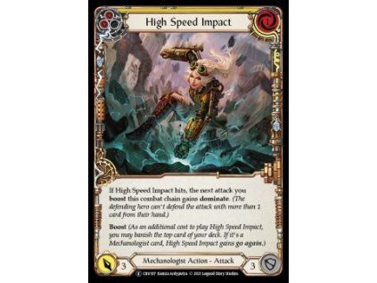 High Speed Impact (Yellow) (Rainbow Foil)