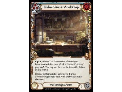 Teklovossen's Workshop (Blue) (Rainbow Foil)