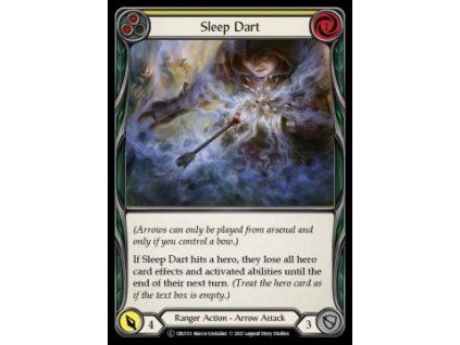 Sleep Dart (Yellow) (Rainbow Foil)