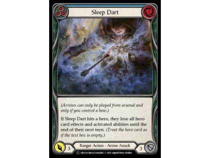 Sleep Dart (Blue) (Rainbow Foil)