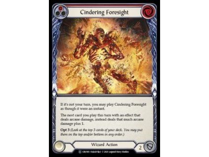 Cindering Foresight (Red) (Regular)
