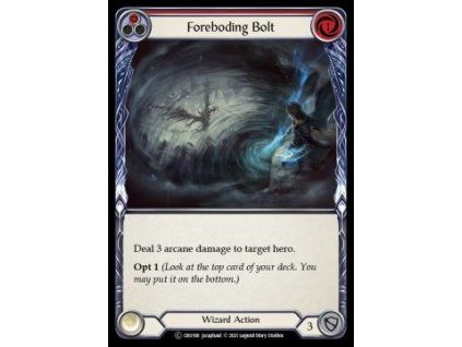Foreboding Bolt (Red) (Rainbow Foil)