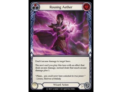 Rousing Aether (Red) (Regular)