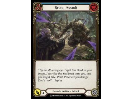 Brutal Assault (Blue) (Rainbow Foil)