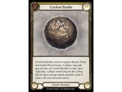 Cracked Bauble (Rainbow Foil)